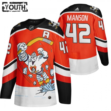 Camisola Anaheim Ducks Josh Manson 42 2020-21 Reverse Retro Terceiro Authentic - Criança